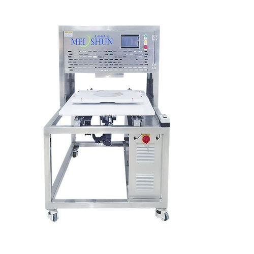Ultraschall-Keksschneidemaschine - HDMS-DJB300 - Handan City Meishun Machinery Co.,Ltd - Messer / rechteckig / rund