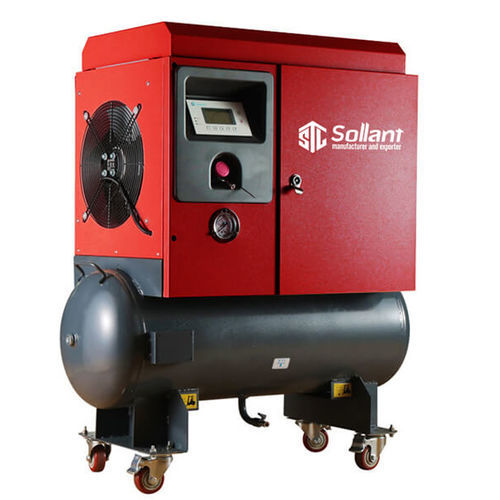 Schraubenkompressor - SLTS series - Shanghai Sollant Energy Saving Technology Co., Ltd - Luft / mit Elektromotor / mobil