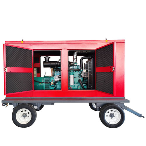 Diesel-Stromaggregat - SLT series - Shanghai Sollant Energy Saving Technology Co., Ltd - Gas / dreiphasig / auf Rollen