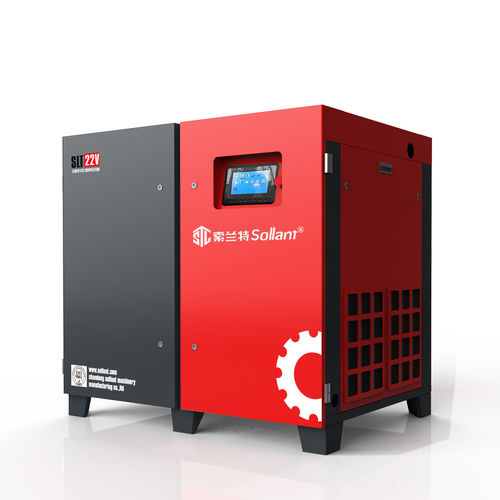 Schraubenkompressor - Shanghai Sollant Energy Saving Technology Co., Ltd - Luft / mit Elektromotor / stationär