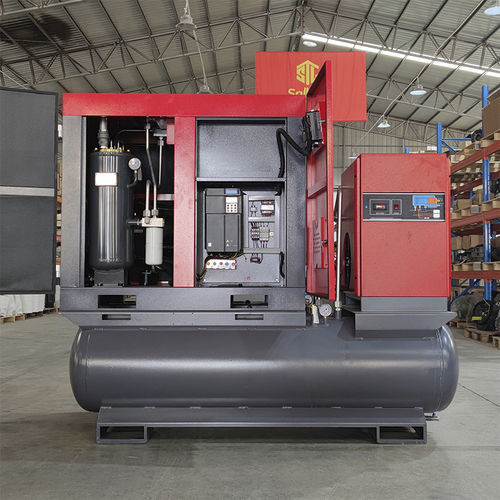 Schraubenkompressor - SLTI-7.5F - Shanghai Sollant Energy Saving Technology Co., Ltd - Luft / elektrisch / stationär