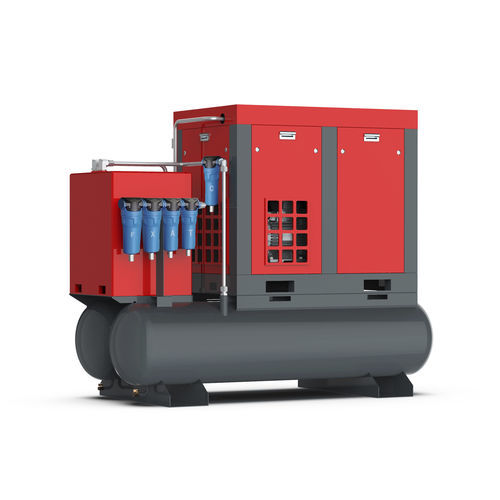 Schraubenkompressor - SLTI-11F - Shanghai Sollant Energy Saving Technology Co., Ltd - Luft / elektrisch / stationär