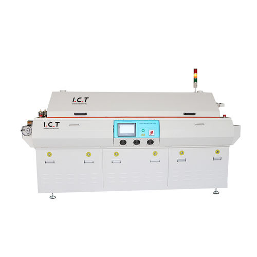Reflow-Lötofen - T series - Dongguan ICT Technology Co.,Ltd - PLC-gesteuert / PCB / Mehrzonen