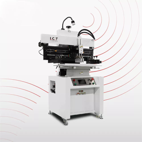 Halbautomatische Siebdruckmaschine - P series - Dongguan ICT Technology Co.,Ltd - Lötpasten / PCB / modular