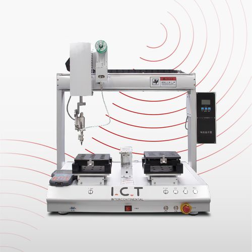 Roboterlötmaschine - I.C.T-SR250D - Dongguan ICT Technology Co.,Ltd - Hochfrequenz / Punkt / automatisch