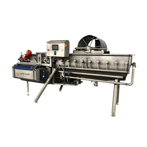 Spinatwaschanlage - XLQX4000 - Zibo Unique Machinery Co., Ltd. - für Salat / automatisch / Klarspül