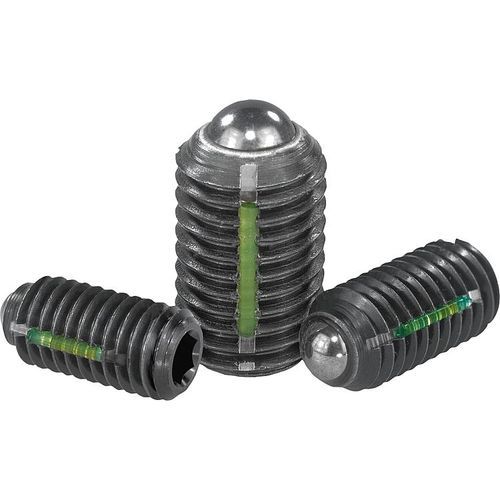 Federnder Druckstift - B0026 series - NORMTEILWERK ROBERT BLOHM GmbH - Kugel / Stahl