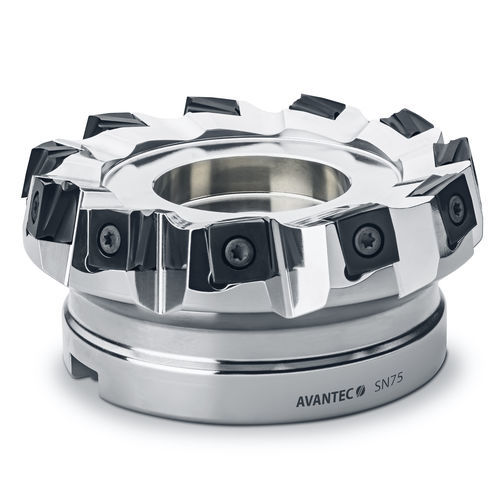 Planfräser - SN75 - Avantec Zerspantechnik GmbH - mit austauschbaren Wendeschneidplatten / Schrupp / Schlicht