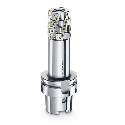 Igelfräser - Multiring CM90 - Avantec Zerspantechnik GmbH - Walzenstirn / mit austauschbaren Wendeschneidplatten / für Stahl