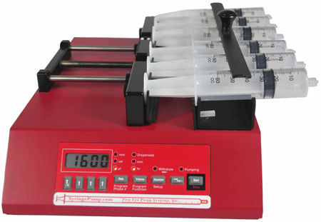 Mehrfach-Spritzen-Pumpe - NE-1600 - New Era Pump Systems, Inc. - für Chemikalien / schrittmotorgesteuert / selbstansaugend