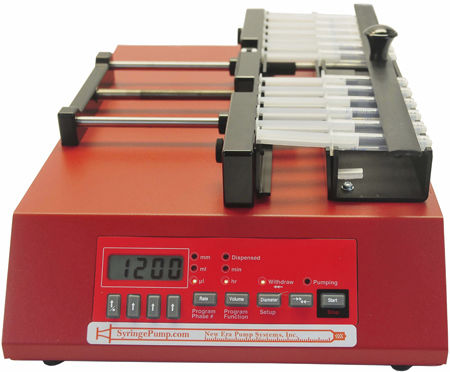 Mehrfach-Spritzen-Pumpe - NE-1200 - New Era Pump Systems, Inc. - für Chemikalien / schrittmotorgesteuert / selbstansaugend
