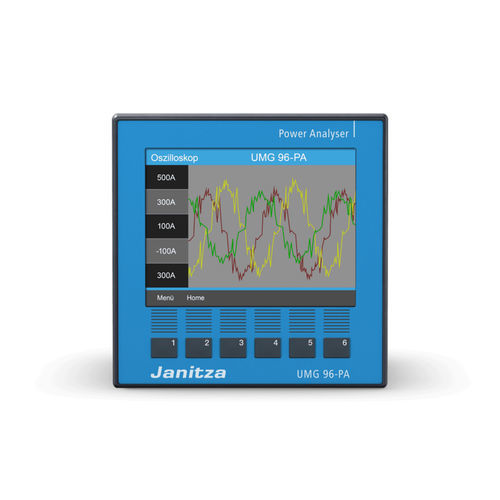 Netzqualitäts-Überwachungsgerät - UMG 96-PA - Janitza electronics GmbH - Temperatur / Differenzstrom / modular