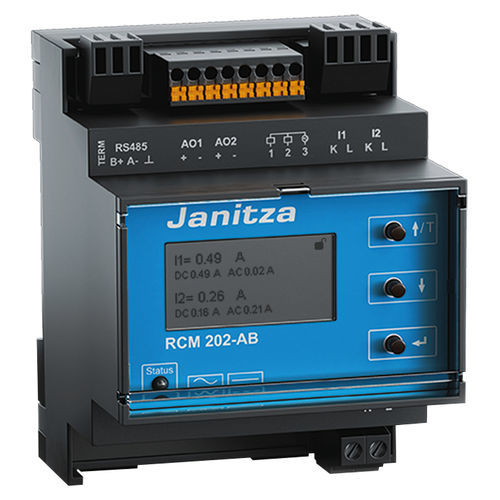 Differenzstrom-Überwachungsgerät - RCM 202-AB - Janitza electronics GmbH - Mess / RS-485 / kontinuierlich