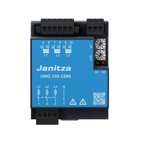 Netzqualitäts-Messinstrument - UMG 103-CBM - Janitza electronics GmbH - Leistung / elektrische Parameter / Industrie