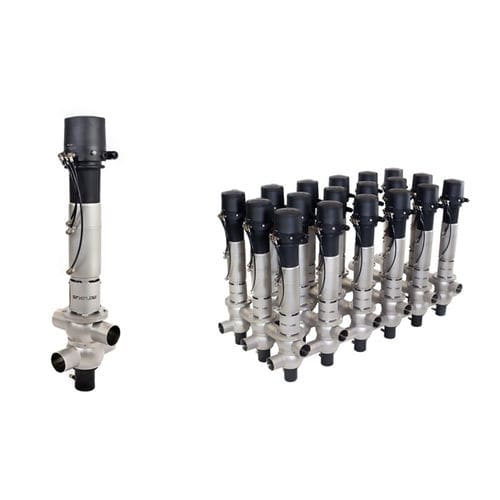 Vermischungssicheres Ventil - D series - Waukesha Cherry-Burrell - Membran / hydraulisch / Sperr