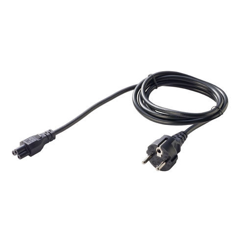 Versorgungs-Stromkabel - IEC320-C5 - Sunny - schwarz / IEC
