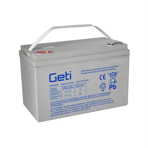 Säure-Blei-Gel-Batterie - GETI - rechteckig / 12 V / für USV