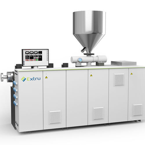 Extruder für PVC - EXT-SJZ series - Ningbo Extru Machinery Co., Ltd. - für Duroplaste / konische Doppelschnecken / kompakt