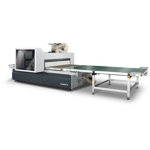 3/4-Achs-Bearbeitungszentrum - H80I - Felder Group - vertikal / für Holz / mit festem Tisch