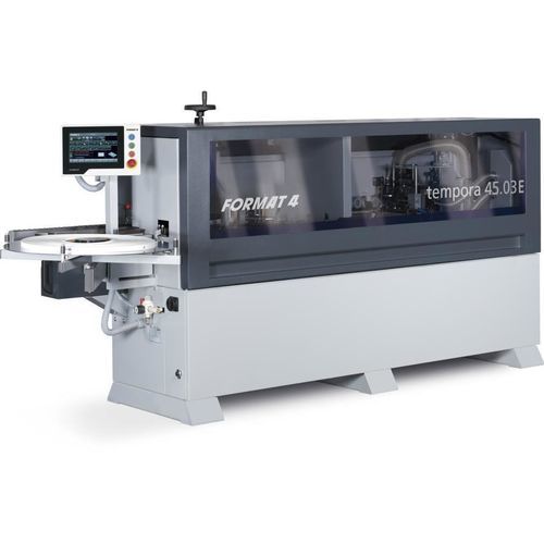 Automatische Kantenanleimmaschine - tempora F400 45.03E - Felder Group - für Paneele / mit Leimapplikator / mit Heißkleberapplikator