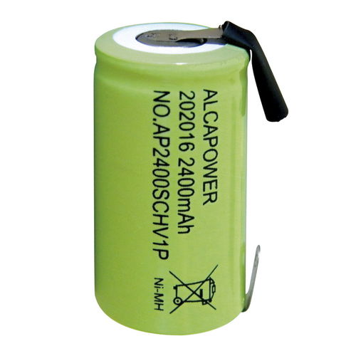 NiMH Batterie - AP2400SCHV1P - Alcapower - zylindrisch
