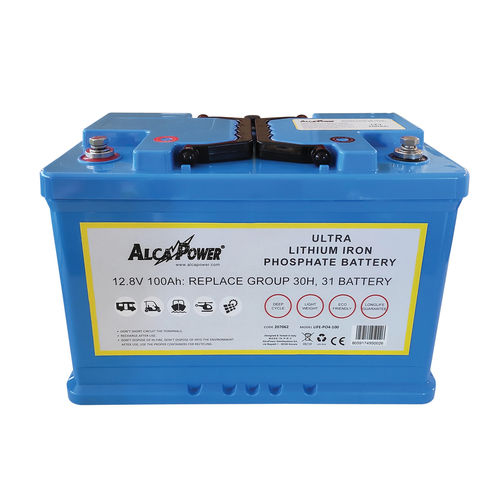 LiFePO4-Batterie - LiFE-PO4-100 - Alcapower - rechteckig / 12 V