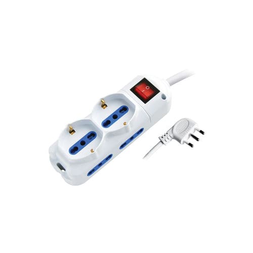 Steckdosenleiste mit 4 Steckdosen - AP-M6W - Alcapower - mit 3 Steckdosen