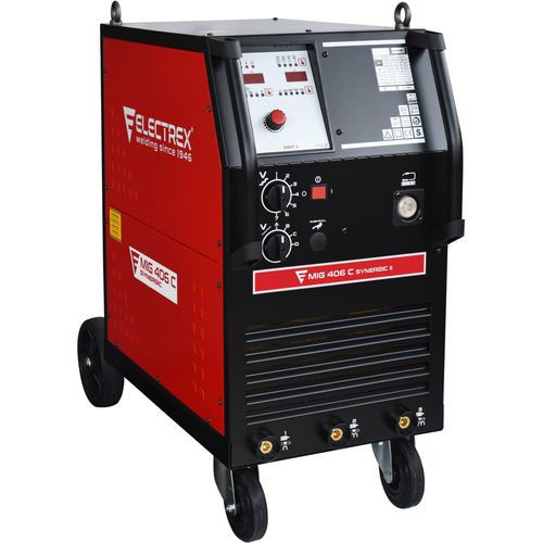 MIG-MAG-Schweißgerät - 406 C SYNERGIC II - electrex - dreiphasig / für Stahl / für Edelstahl