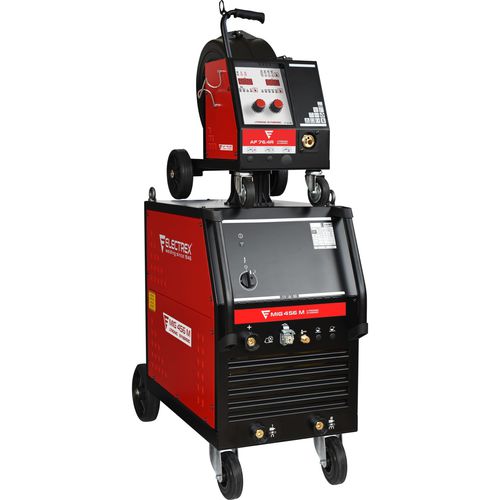 MIG-MAG-Schweißgerät - 456 M LTRONIC SYNERGIC - electrex - dreiphasig / elektronisch / mit separaten Drahtvorschüben