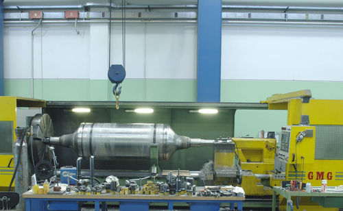 Spanende Bearbeitung: Drehen / Stahl - Unigen Steel Engineering Srl - für den Energiesektor / Welle / CNC