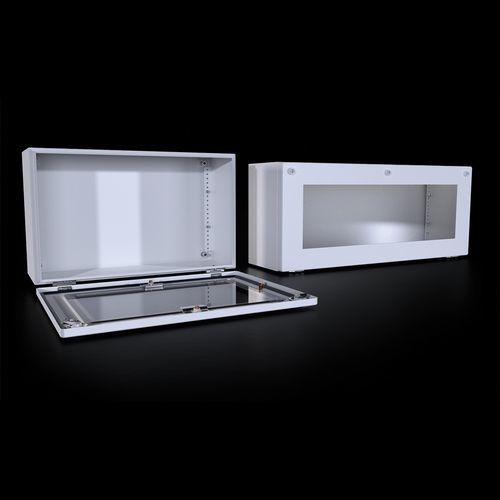 Glastüren-Gehäuse - KT 37 series - Tekpan Teknik Elk. Kumanda Pano San. ve Tur. Tic. A.S. - kompakt / wandmontiert / rechteckig