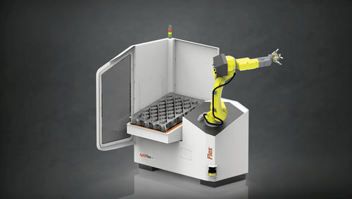 Beladungssystem mit 6-Achsen Knickarmroboter - Flex 12P - Agile robotic Systems