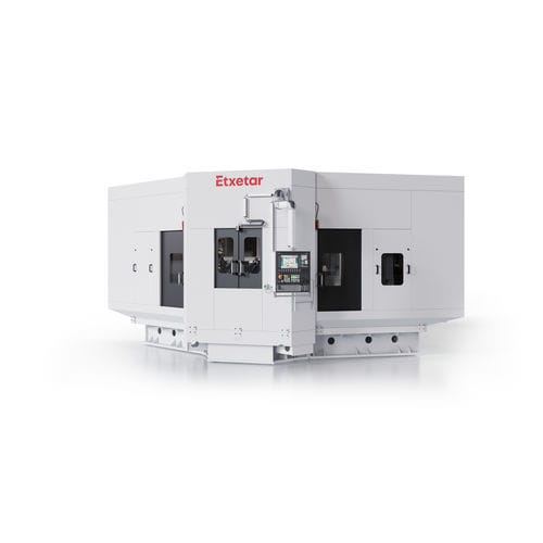 Rundtakt-Transfermaschine - ETXETAR, S.A. - CNC / 6-Positionen / 5-Positionen