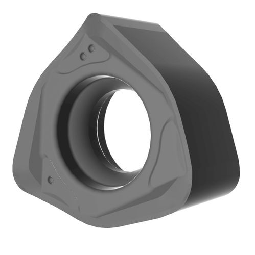 Fräswendeschneidplatte - VAPOR™ Tri-X2 - Dapra Milling Solutions - für Eisen / für Stahl / für Edelstahl