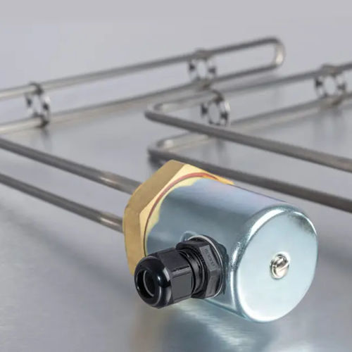 Rohrförmiges Heizelement - WHK - HBE GmbH - zur Flüssigkeitsvorwärmung / rechtwinkelig / Einschraub