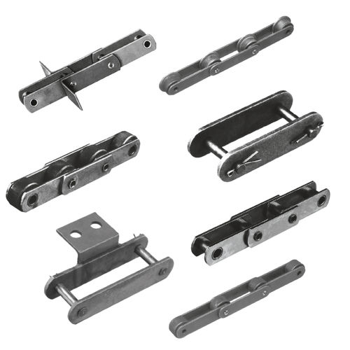 Umschlag-Kette - 103A12B - CMW - Antriebs / Stahl / gerade Laschenform