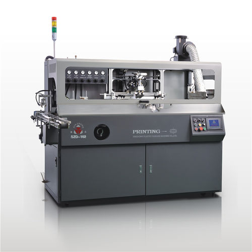 Automatische Siebdruckmaschine - SZD-102-B - Shenzhen xinzhong plastic - vollautomatisch / 2-Farben / 3-Farben