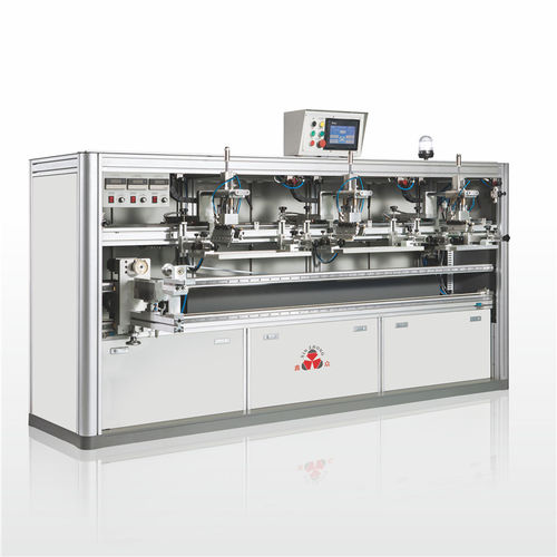 Automatische Siebdruckmaschine - SZD-104 - Shenzhen xinzhong plastic - vollautomatisch / 2-Farben / 3-Farben