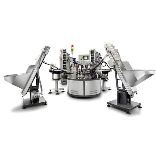 Automatische Montagemaschine - SZZ-108 - Shenzhen xinzhong plastic - für Industrieanwendungen / Einwegspritzen / Schraubkappen