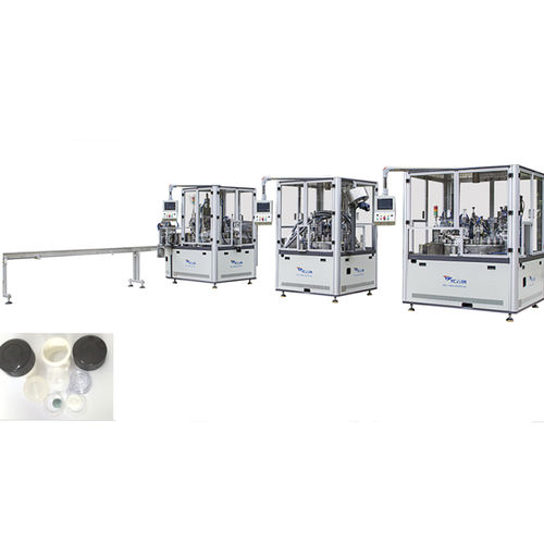 Dreh-Verschliessmaschine - SZZ-108-F - Shenzhen xinzhong plastic - pneumatisch / Inline / kontinuierlich