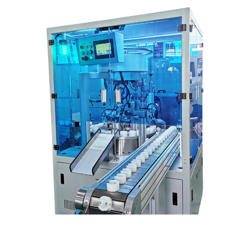 Rotierende Verschliessmaschine - SZZ-108B - Shenzhen xinzhong plastic - pneumatisch / kontinuierlich / mehrzeilig