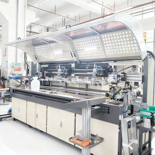 Mehrfarbige Siebdruckmaschine - Shenzhen xinzhong plastic - automatisch / für zylindrische Produkte
