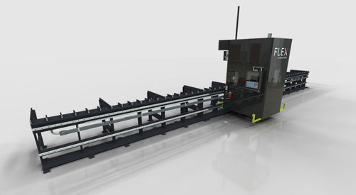 Bohr- und Fräsmaschine / CNC - FB-40-42 - Flex Machine Tools - 5-Achs / Tiefloch / für Profile