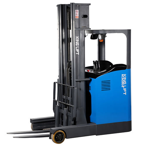 Elektrischer Schubmaststapler - KLR-C - Jiangsu Keli Machinery Co., Ltd. - Sitz / für Materialumschlag / für Palette