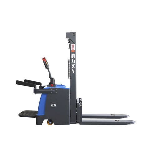 Batteriebetriebener Stapler - KLD15EG - JIANGSU KING-LIFT EQUIPMENT.,LTD. - mit Fahrerplattform / Transport / für Lagerhallen