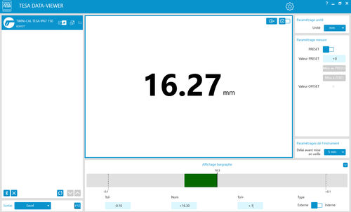 Schnittstellen-Software - DATA-VIEWER - TESA Technology - Mess / Reporting / Entwicklung