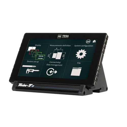 Display mit Touchscreen - TWIN-T20 - TESA Technology - Grafik / für die Messtechnik / RS-232