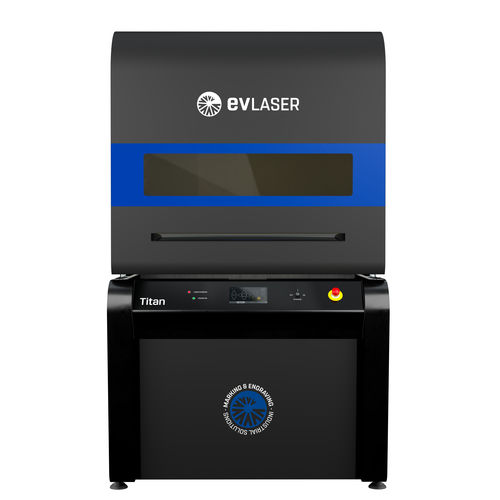Maschine zum Gravieren und Markieren / Faserlaser - TITAN - Evlaser srl - CO2-Laser / Nd-YAG-Laser / Barcode