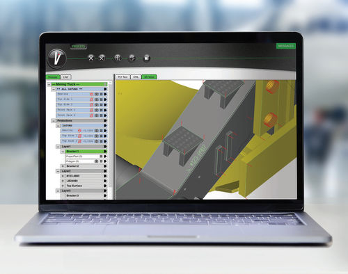 CAD-Software - PDC - Virtek Vision - Projektentwicklung / Planung / Prozess