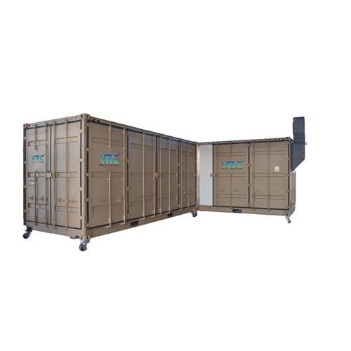 Geschlossene Lackierkabine - VRC Metal Systems LLC - mit Wasservorhang / mobil